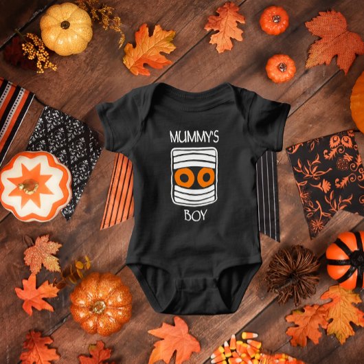 Mummy's Boy - Schattigee Halloween Baby Romper