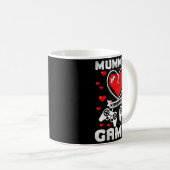 Mummy's Favorite Gamer Funny Boys Kids Valentine's Koffiemok (Voorkant rechts)