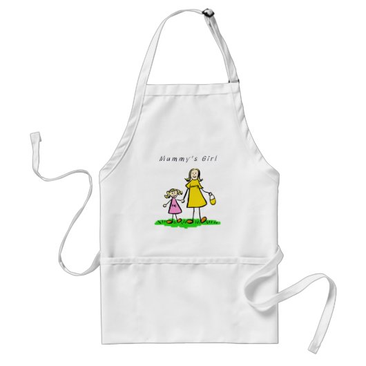 Mummy's Girl Apron (Blonde) Standaard Schort (Voorkant)