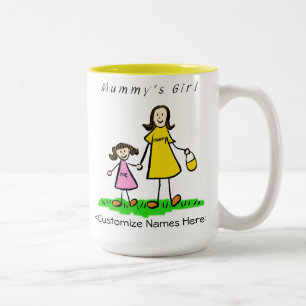 Mummy's Girl - Brunette Moeder & Dochter Mok