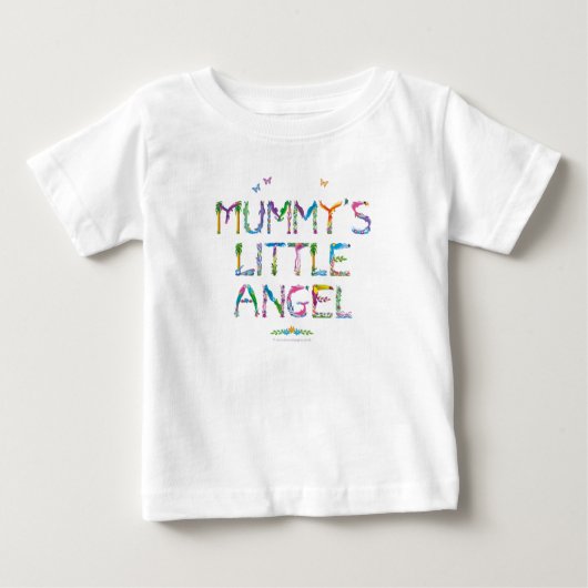 Mummy's Little Angel - Baby-T-shirt (Voorkant)