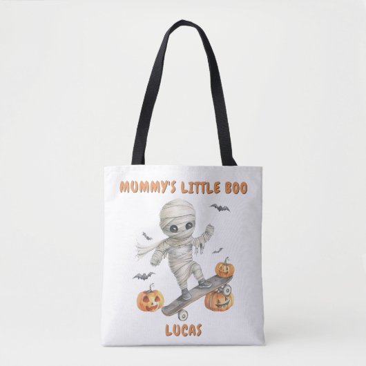 Mummy's Little Boo Mummy Skateboarding Tas (Voorkant)