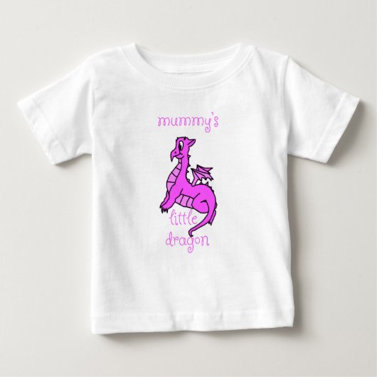 Mummy's Little Dragon Baby Shirt (Voorkant)