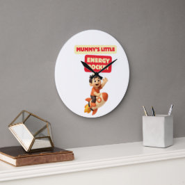Mummy's Little Energy Rocket Kids Muurklok Grote Klok