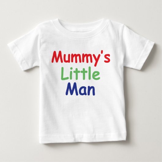 Mummy's Little Man T-Shirt (Voorkant)