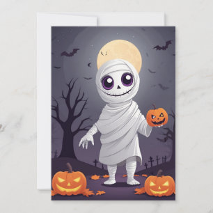 Mummy's Streken – Halloween cadeaubon Feestdagenkaart