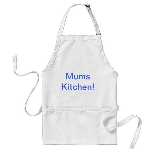 Mums Apron. Standaard Schort (Voorkant)