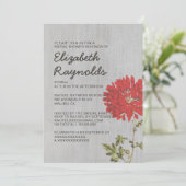 Mums Bridal Shower-uitnodigingen Kaart (Staand voorkant)