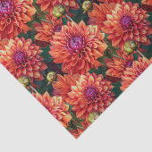  Mums Floral Tissuepapier (Detail)