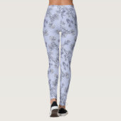 Mums Flower Overlay Lace Art Leggings (Achterkant)