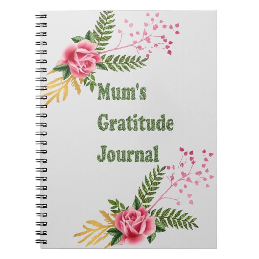 Mums Gratitude Journal Notitieboek (Voorkant)