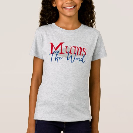 Mums Het Woord T-shirt HAMbyWG (Voorkant)