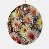 Mums Keramisch Ornament (Links)