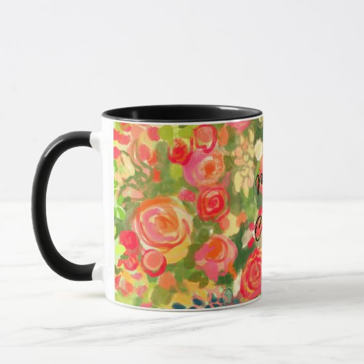 Mums, koffie, Floral Mok (Links)