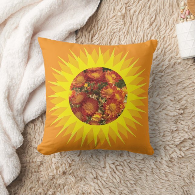 Mums_Sun_Clip Mask Kussen (Deken)