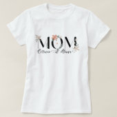 Mum's T-shirt to personalise your children's name (Design voorkant)