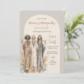 Mumu's en Margaritas Afscheid van de Meisjes Kaart (Staand voorkant)