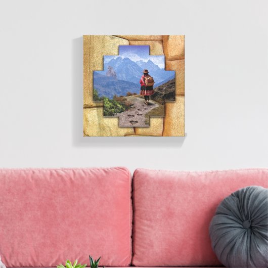 Munay - Canvas Wrap Wandkunst Afdruk (Insitu (Woonkamer))