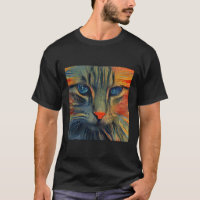 Munch Cat Basic Dark T-Shirt