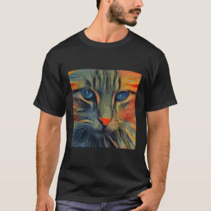 Munch Cat Basic Dark T-Shirt