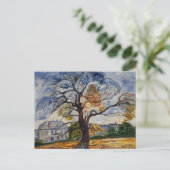 Munch De Eik Expressionistische Natuur Kunst Briefkaart (Staand voorkant)