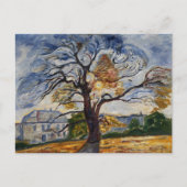 Munch De Eik Expressionistische Natuur Kunst Briefkaart (Voorkant)