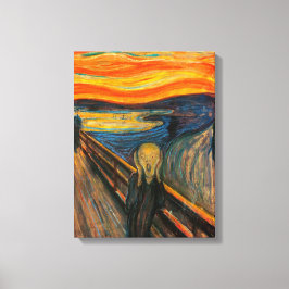 Munch de Schreeuw Canvas Print