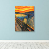 Munch de Schreeuw Canvas Print (Insitu (Houten vloer))
