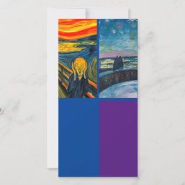 Munch, De Schreeuw, Kunst Boekmerk Kaart