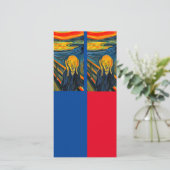 Munch, De Schreeuw, Kunst Boekmerk Kaart (Staand voorkant)