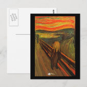 Munch - het ijsscheurtje briefkaart (Voorkant / Achterkant)