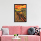 Munch - het ijsscheurtje canvas afdruk (Insitu (Woonkamer))