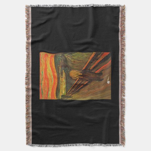 Munch - het ijsscheurtje deken (Voorkant Verticaal)