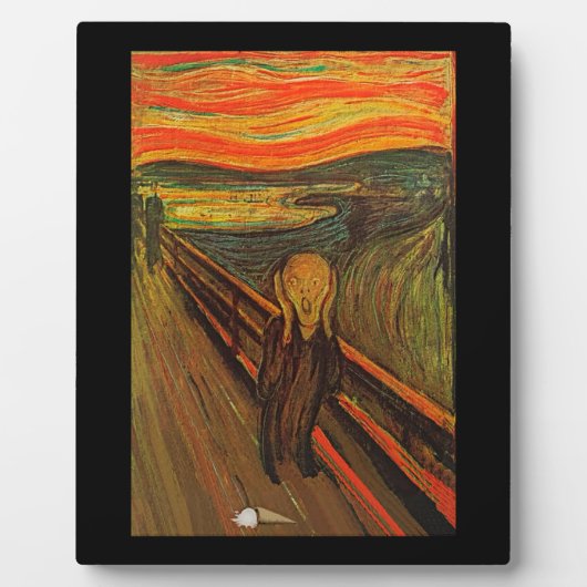 Munch - het ijsscheurtje fotoplaat (Voorkant)