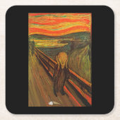 Munch - het ijsscheurtje kartonnen onderzetters (Voorkant)