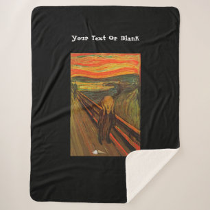 Munch - het ijsscheurtje sherpa deken