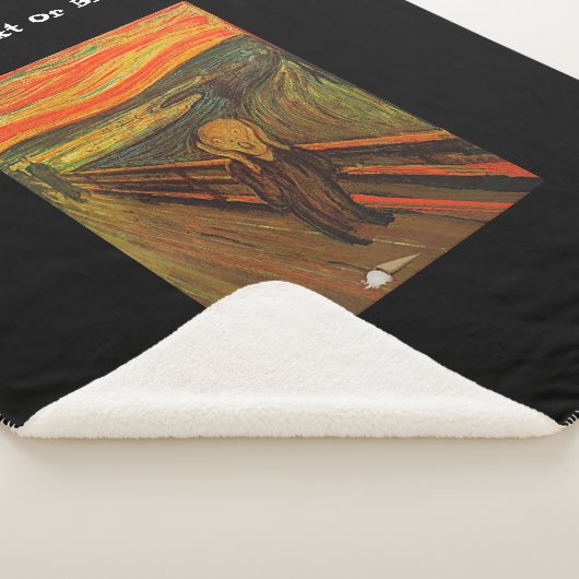 Munch - het ijsscheurtje sherpa deken (3/4)