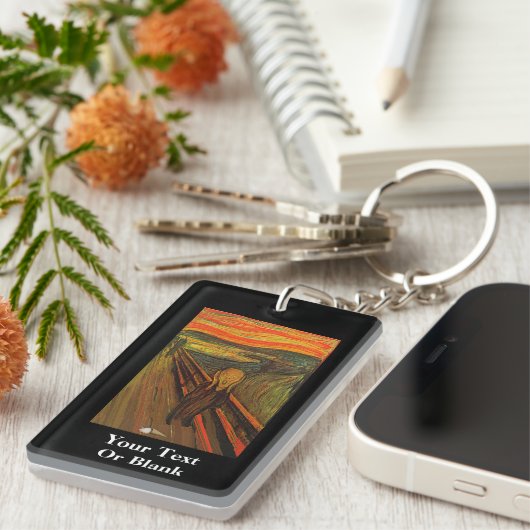 Munch - het ijsscheurtje sleutelhanger (Voorkant Rechts)