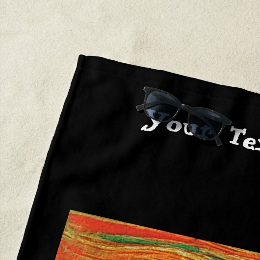 Munch - het ijsscheurtje strandlaken (In situ)