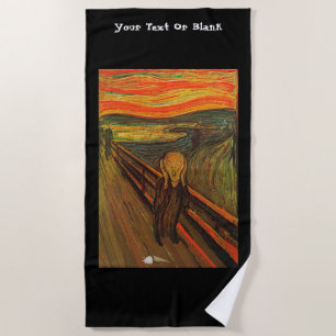 Munch - het ijsscheurtje strandlaken