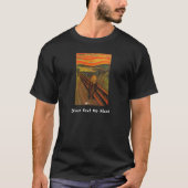 Munch - het ijsscheurtje t-shirt (Voorkant)