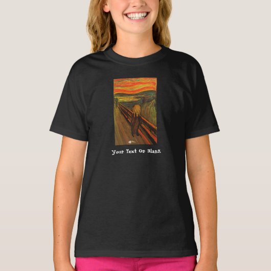 Munch - het ijsscheurtje t-shirt (Voorkant)