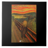 Munch - het ijsscheurtje tegeltje (Voorkant)