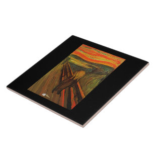 Munch - het ijsscheurtje tegeltje