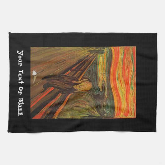 Munch - het ijsscheurtje theedoek (Horizontaal)