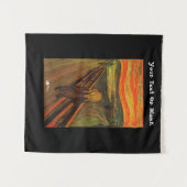 Munch - het ijsscheurtje wandkleed (Voorkant (horizontaal))