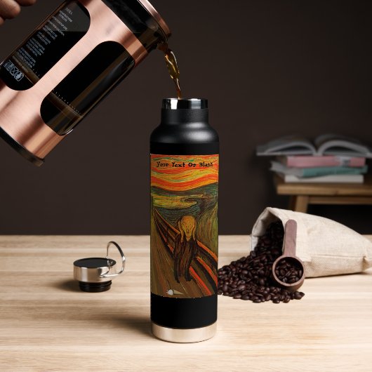 Munch - Het IJsscream Waterfles (Koffie (Gedraaid) )