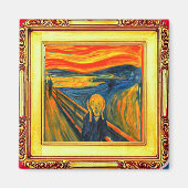 Münch, het scherm, de fijne kunst magneet (Voorkant)