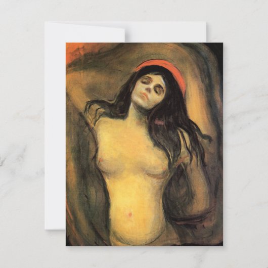 Munch Madonna-uitnodigingen Kaart (Voorkant)