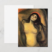 Munch Madonna-uitnodigingen Kaart (Voorkant / Achterkant)